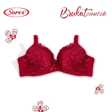 Jual Sorex Bra Busa Sedang Kawat Kait 3 Setara Cup A B Brukat Cantik BH