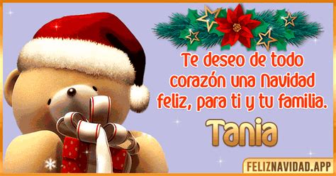 Feliz Navidad Tania GIFs Animados Con Movimiento