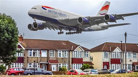 Big Plane Takeoffs And Landings From Up Close London Heathrow