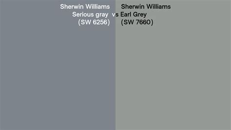 Sherwin Williams Serious Gray Vs Earl Grey Side By Side Comparison