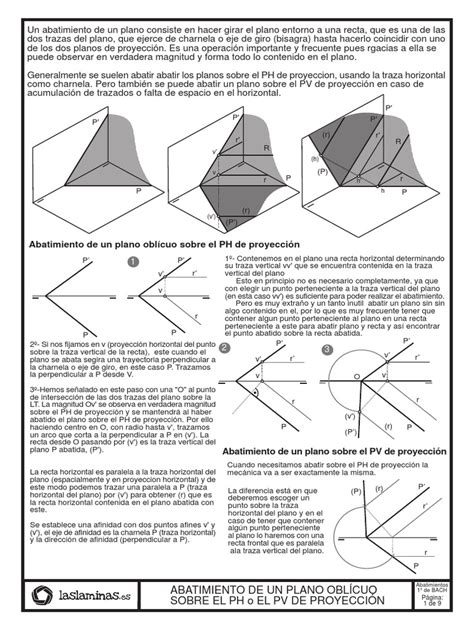 PDF Tema 12 Sistema Diédrico Abatimientos DOKUMEN TIPS