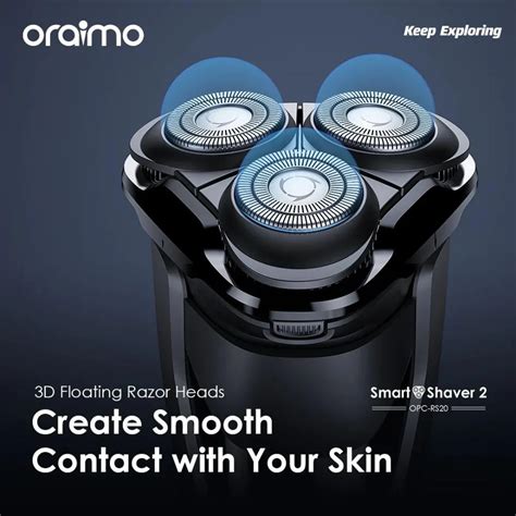 Oraimo Smart Shaver 2 Dual Rotary Electric Shaver GlimmerGadget