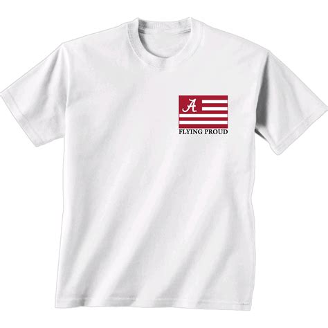 Alabama Crimson Tide Flags T Shirt Alabama Flags T Shirt Alabama