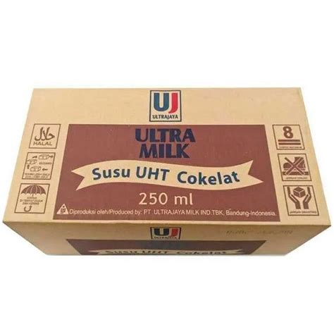 Susu Ultra Milk 250ml 1 Dus Isi 24 Coklat Ultramilk 250 Ml 1dus Isi24