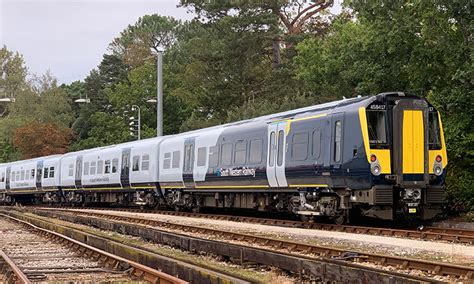 South Western Railway unveils refurbished Class 458 trains - Global ...