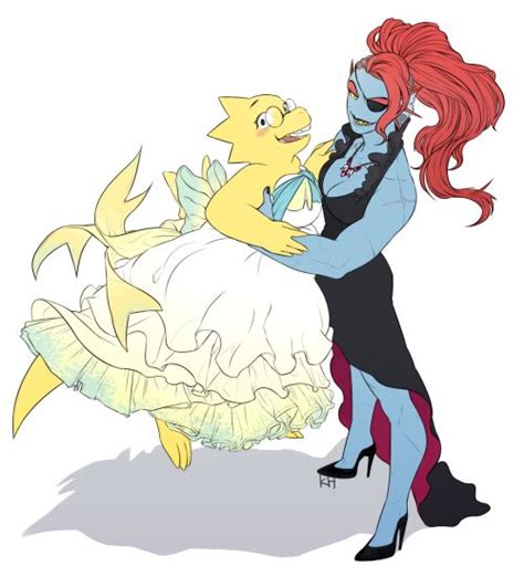 Greetings Undertale Fanart Alphys And Undyne Undertale Art