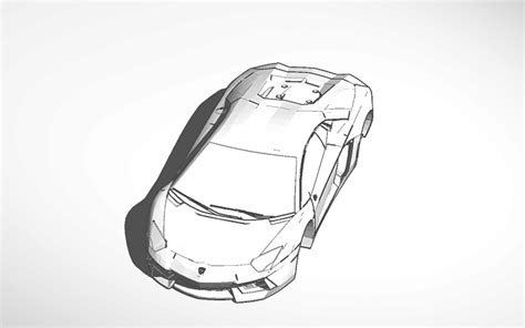 3D design Lamborghini Aventador | Tinkercad