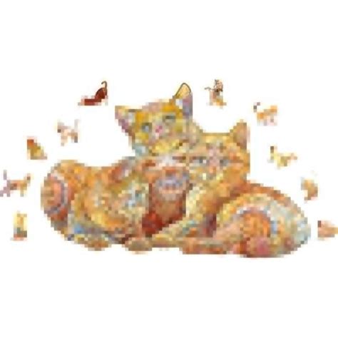 Puzzle Bois Adulte Animaux Chat Forme Puzzles En Bois Pour Adulte Et