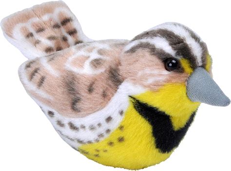 Wild Republic Audubon Birds Western Meadowlark Plush With