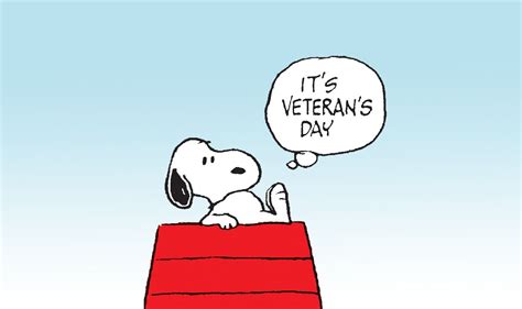 Classic Peanuts Comics Commemorating Veterans Day