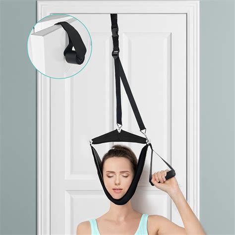 Portable Neck Stretcher And Cervical Traction Device For Pain Relief