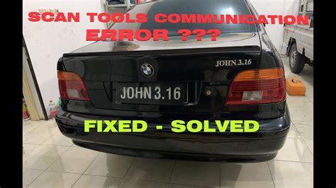 Obd2 Scanner Communication Failed Solved Bmw E39 M54 2001 Youtube