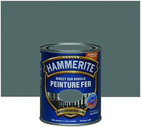 Hammerite Fer Martel L Gris Ardoise Amazon Fr Bricolage