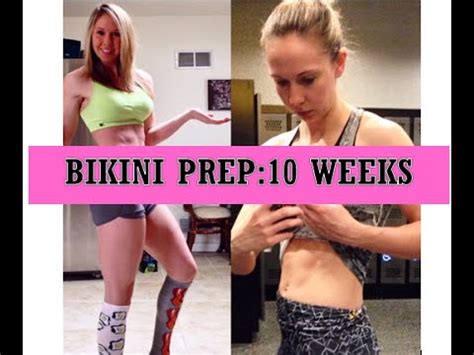 Weeks Out Bikini Prep Post Secret Event Youtube