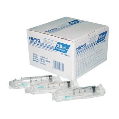 Jeringa Desechable Luer Lock 20ml 21GX11 2 Medical Care