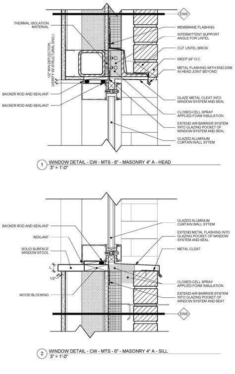 Standard Detail Of Metal Framed Masonry Veneer Wall With The Metal