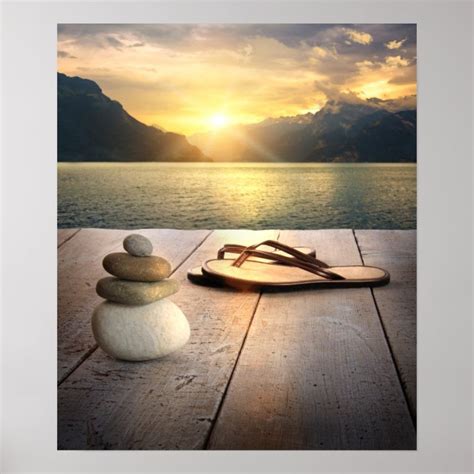 Zen Sunset Poster