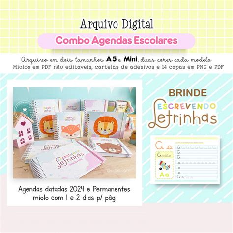 Arquivo Digital Combo Agenda Escolar Elo