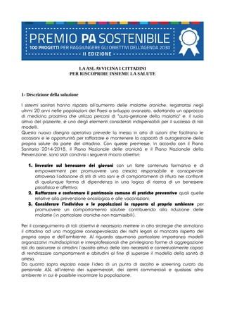 Premio Pa Sostenibile Conad PDF