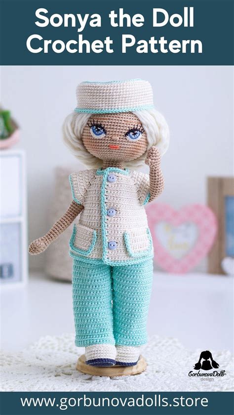 Crochet Doll Pattern Sonya With Doctor Nurse Clothes English Pdf Artofit