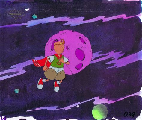 Doug Funnie Original Production Cel Cell Animation Art Coa Nickelodeon