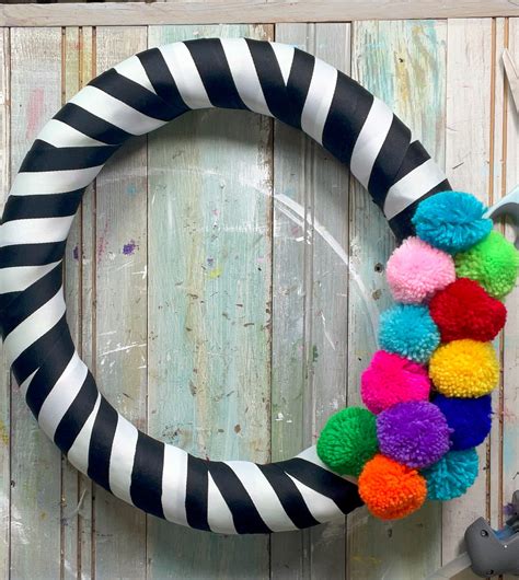 Dollar Tree Pool Noodle Wreath Re Fabbed