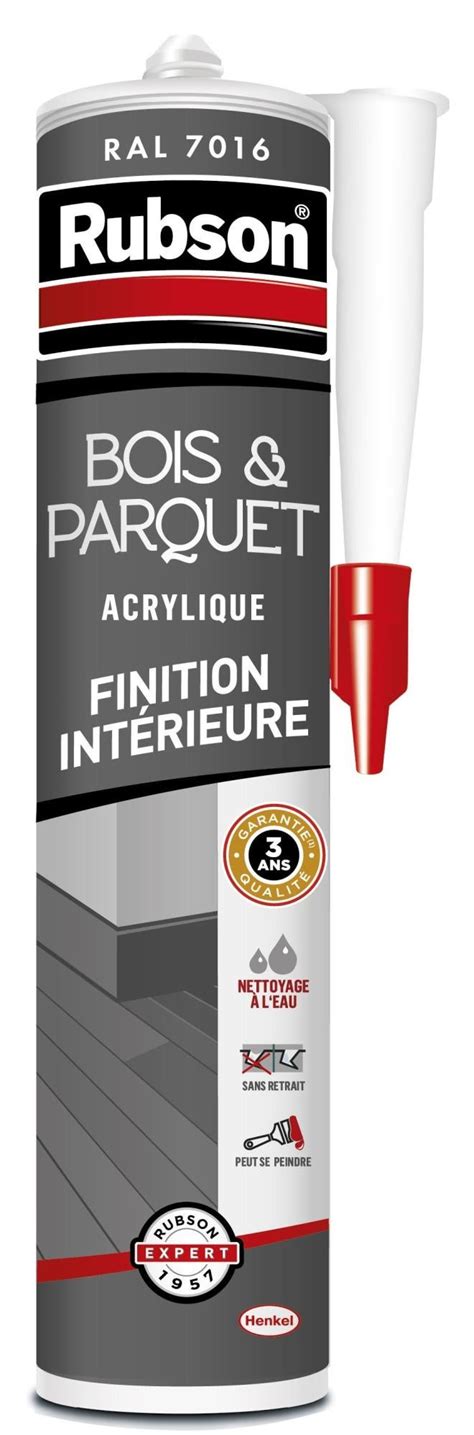 Mastic Pour Raccordement Bois Et Parquet Rubson Gris Fonc Ml