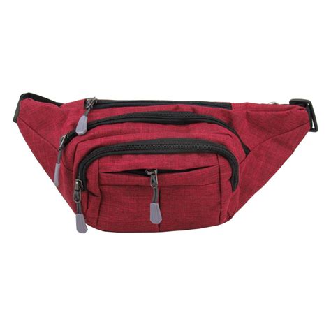 7503 Wholesale Canvas Fanny Pack 10 Piece Bundle