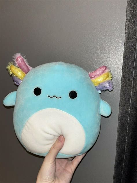 2021 Kellytoy Squishmallow 8 Inch Irina Blue Axolotl Plush Nwt