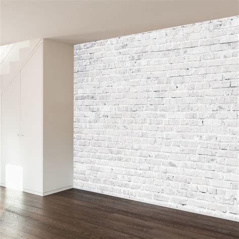 White Washed Brick Wall Mural Decal - Contemporary - Wall Decals - by ...