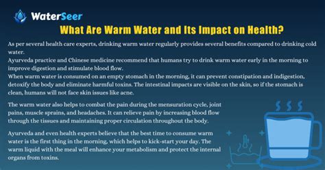 Cold Water Vs Warm Water: Which is Better? - WaterSeer.org