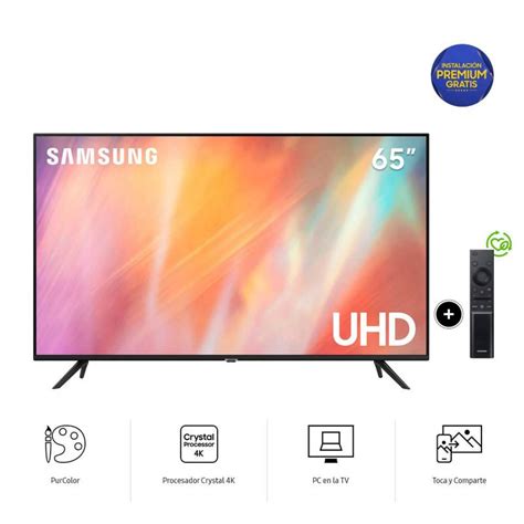 Ripley Televisor Smart Tv Samsung K Uhd Crystal Unau Gxpe