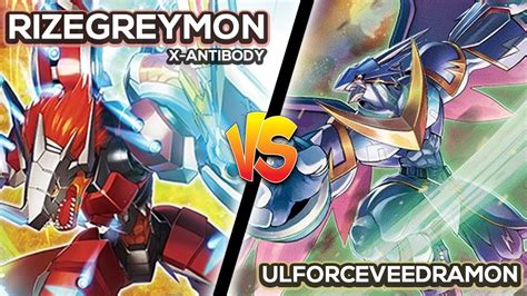 Rizegreymon X Antibody Gammamon Vs Ulforceveedramon Jellymon