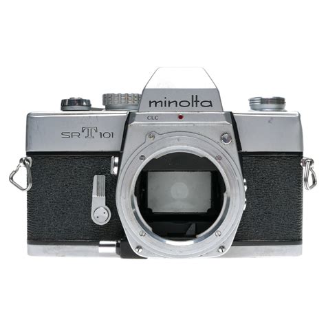 Minolta Srt 101 35mm Slr Film Camera Rokkor Pf 114 F58mm Vintage F