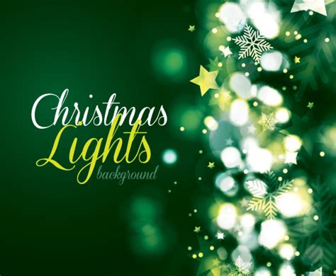 Christmas Lights Background Vector Art & Graphics | freevector.com