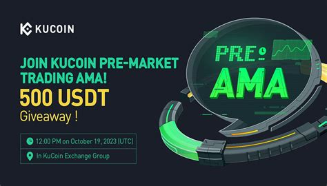 Kucoin Pre Market Trading Ama What Is It And How Does It Work Kucoin