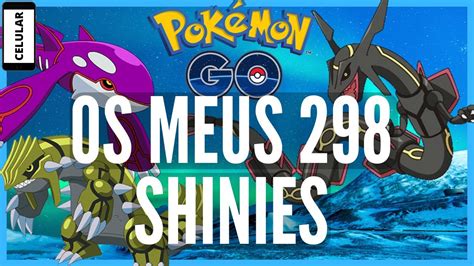 MINHA COLEÇÃO DE POKEMON SHINY DEPOIS DE 3 ANOS JOGANDO POKEMON GO