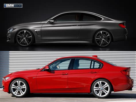 Visual Comparison F32 Bmw 4 Series Vs F30 3 Series Sedan