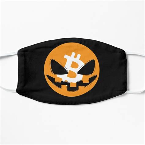 Maske Mit Bitcoin Halloween Kryptow Hrung K Rbis Gesicht Von