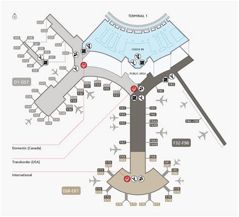 Yyz Old Terminal 1 Map