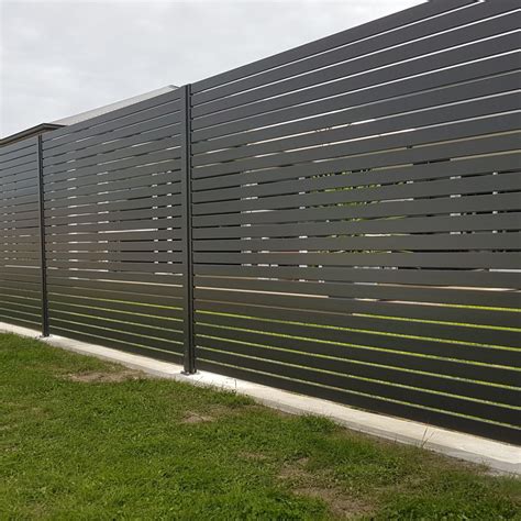 Aluminium Slats Charcoal 1800mm Eli Slat Chc 1803pc Aluminium Fence