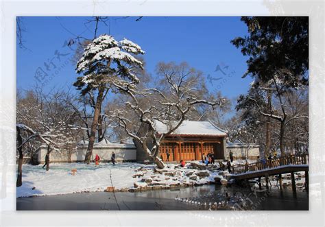 河北承德避暑山庄雪景图片素材 编号25914107 图行天下