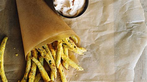 Green Bean Fries With Spicy Mayo Recipe Sunset Magazine