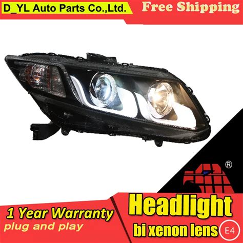 Car Styling For Honda Civic Headlights 2011 2015 Civic Led Headlight