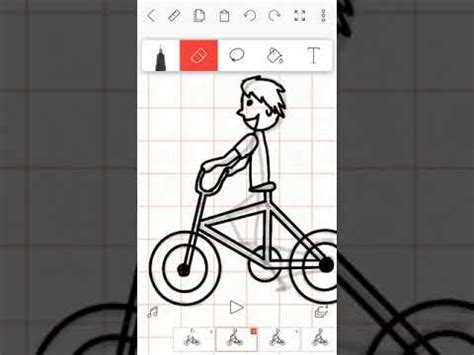 Como Desenhar Uma Pessoa Andando De Bicicleta Flipaclip Youtube