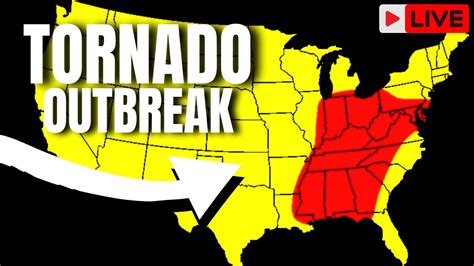 🚨urgent Rare Tornado Outbreak Coverage Live Weather Channel Youtube