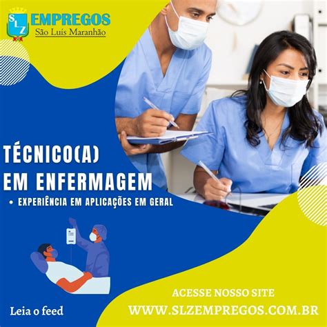 T Cnico A Em Enfermagem Slz Empregos