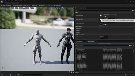 Ue5 Preview 2 Retargeting With Full Body Ik Solver Youtube