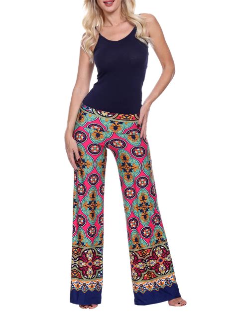 Womens Mozaic Printed Palazzo Pants