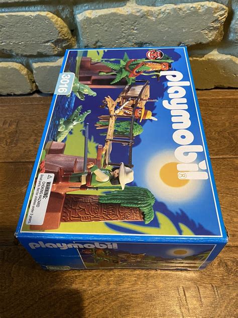 PLAYMOBIL 3016 Alligator Ravine Jungle Series W OG Box Retired EBay